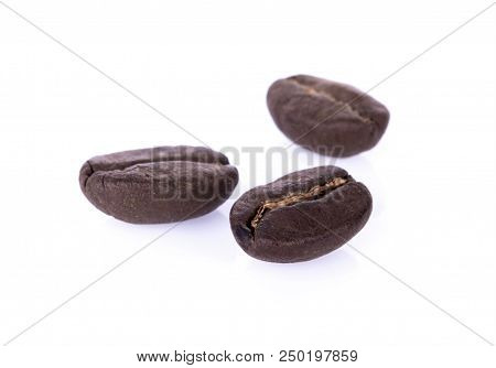 Coffee Beans. Isolated On A White Background.
