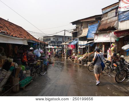Life In Pasar Ikan And Muara Karang, A Historic Jakarta Fish Market. Travel In Jakarta, The Capital
