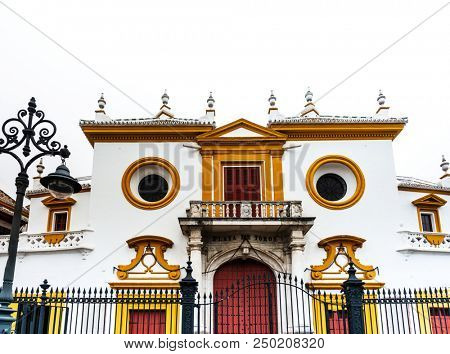 Maestranza in Sevilla, Spain (The Plaza de toros de la Real Maestranza de Caballeria)