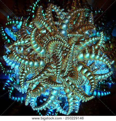 Fractal Tentacles    - Fractal Art -3d Illustration