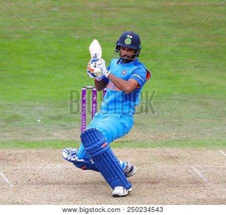 LEEDS, ENGLAND - JULY 17: Bhuvneshwar Kumar during the 3rd Royal London One day International match between England and India at Headingley Cricket Ground on July 17, 2018 in  England.  