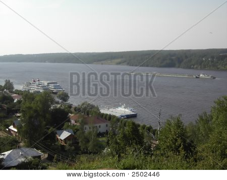 Russia.Volga River.Ples.
