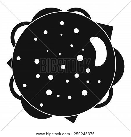 Top View Burger Icon. Simple Illustration Of Top View Burger Vector Icon For Web Design Isolated On 