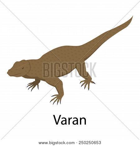 Varan Icon. Isometric Of Varan Vector Icon For Web Design Isolated On White Background
