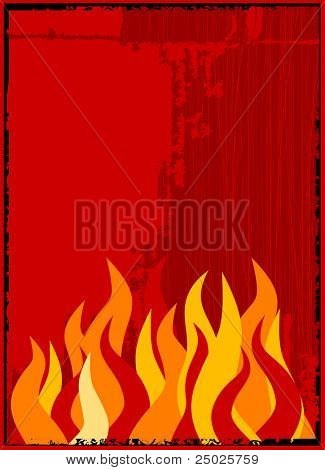 Vektor-Flamme-Hintergrund