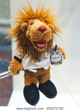 July 7, 2018, Moscow, Russia Official Mascot Fifa World Cup 2006 In Germany  Lion Goleo Vi .