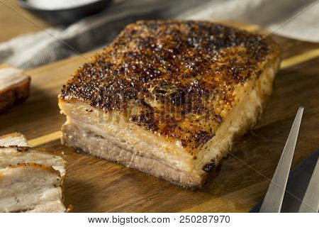 Roasted Organic Pork Belly Meat