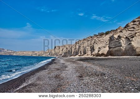 Photo Of The Vlichada Beach In The Island Of Santorini