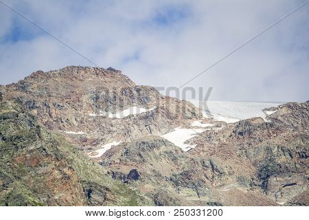 Panoramic View Of An Alpine Valley