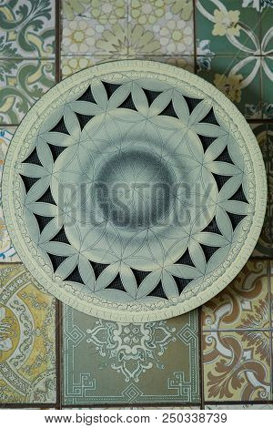 A Musical Instrument For Playing Religious Music In Shamanistic Or Buddhist Temples.