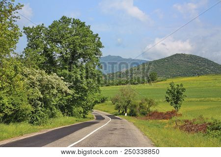 Mountain Landscape From Ismayilli Region Of Azerbaijan In Summer