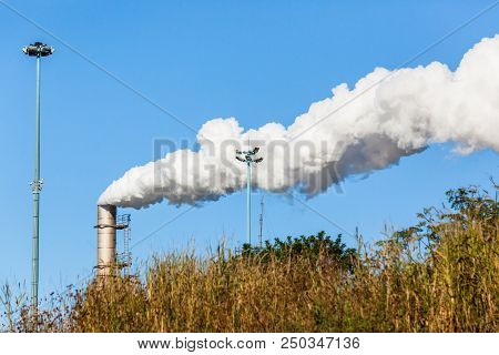 Factory Chimeny Production Smoke
