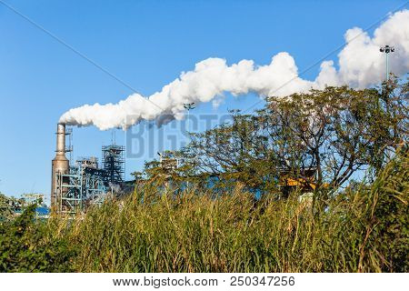 Factory Chimeny Production Smoke