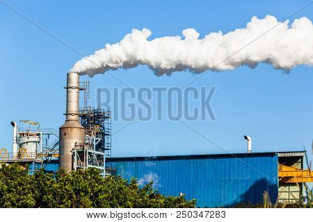 Factory Chimeny Production Smoke