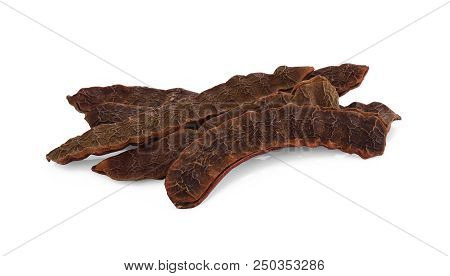 Soap Bobs, Acacia Concinna On White Background
