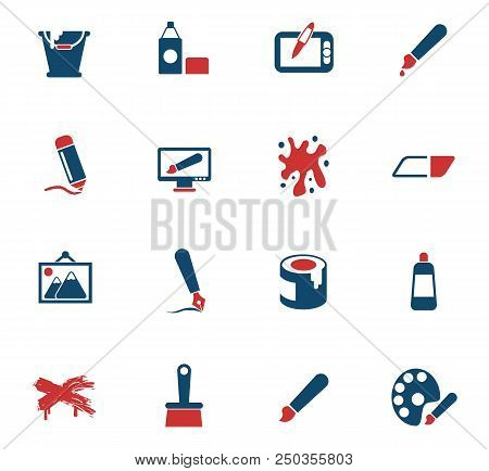 Art Color Vector Icons For Web And User Interface Design