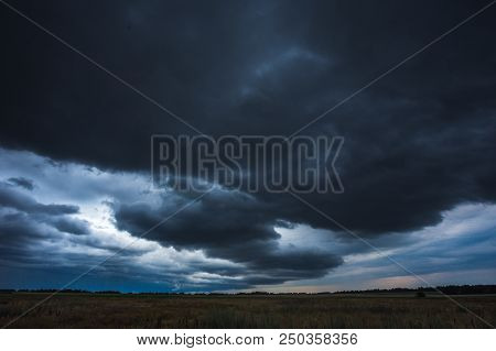 Image Of Aproaching Storm Cloud Taken In Lithuania