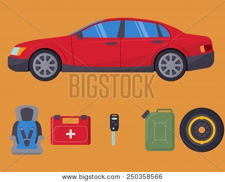 Auto Transport Vector Motorist Equipment Transportation Service Car Driver Tools High Detailed Repai
