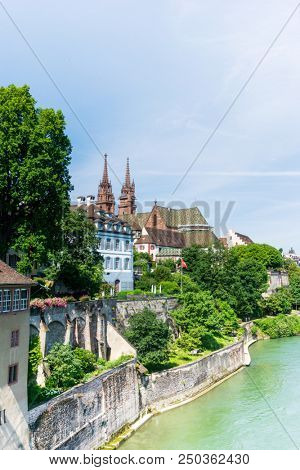 Old Cathedral in Basel, Switzerland