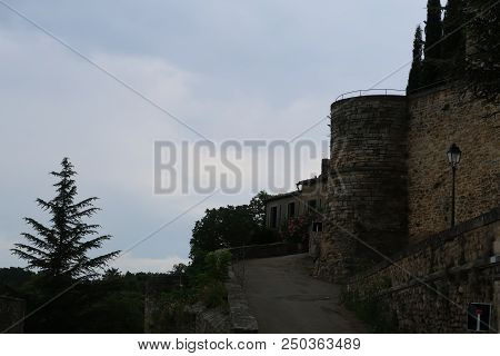 Photography Showing Some Street And Buildings. The Photography Was Taken From The Small Village Of G