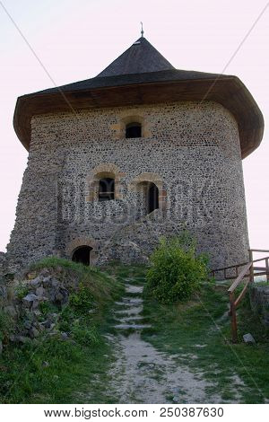 Ruins Of Somoska Castle In Slovakia, Europe