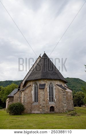 Gothic Church In Plesivec In Slovakia, Europe