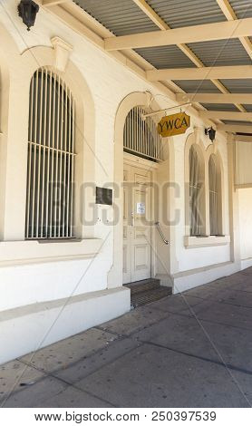 Broken Hill, New South Wales, Australia, March 2018 - Entrance Of The Ywca (young Womens Christian A