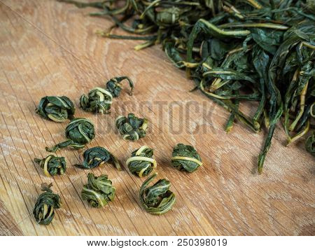 Manual Twisting Of Tea Leaves For Fermentation. Ivan Tea Fermentation
