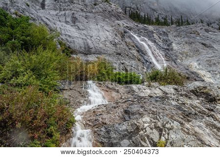 A View From The Side Of The Bow Valley Parkway, Banff National Park, Alberta, Canada
