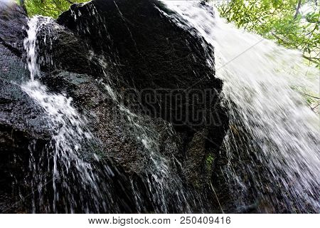 Waterfall In The Lomas De Barbudal Biological Reserve, Costa Rica