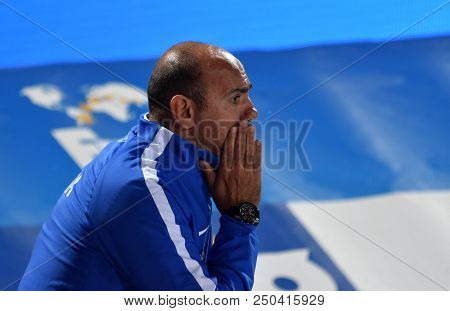 Budapest, Hungary - Jul 27, 2017. Ivica Tucak, Head Coach Of Croatia. Fina Waterpolo World Champions