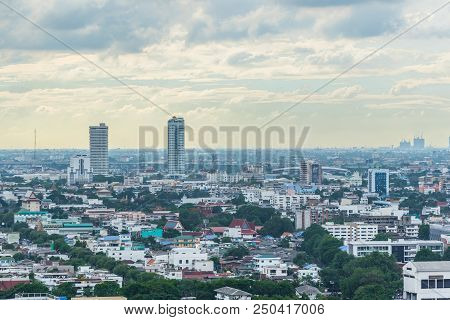 Cityscape With Building In City Of Bangkok