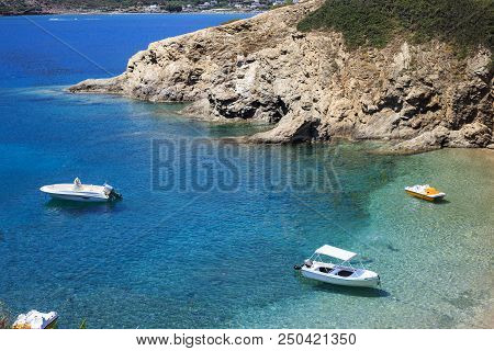 Mountains Bay In The Mediterranean Sea. Sunner Vocation.