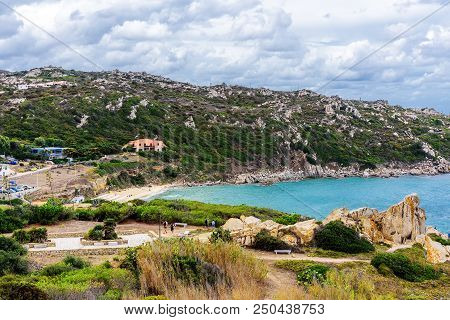 Beach Mittelmer Santa Teresa Gallura Bay Coast Rocks