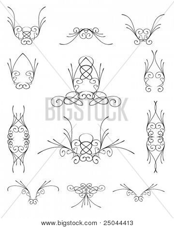 vetor de elementos de design