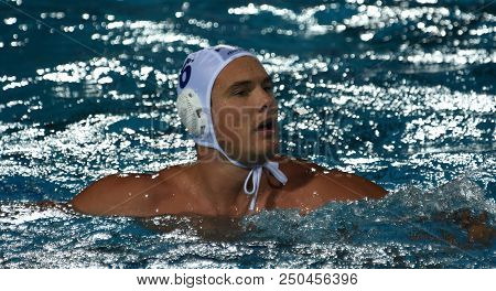 Budapest, Hungary - Jul 29, 2017.  Hosnyanszky Norbert (hun) Playing Against Croatia In The Final. F