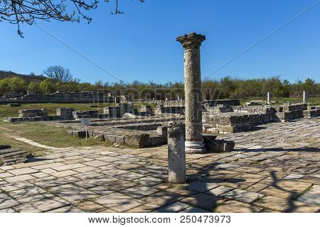 Ruins Of The Capital Of The First  Bulgarian Empire Medieval Stronghold Great Preslav (veliki Presla