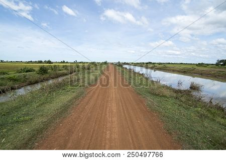 Cambodia Kampong Thom Agriculture Water Canal
