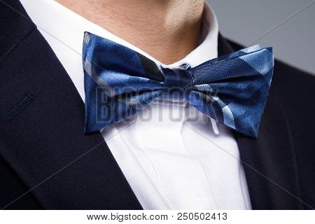 Beautiful Blue Bow Tie