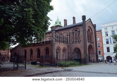 Oslo Cathedral or The Domkirken church, main church for Church of Norway. June 17,2018. Oslo,Norway