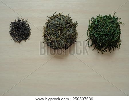 Stages Of Production Of Fermented Tea Leaves. Fermented Ivan-tea