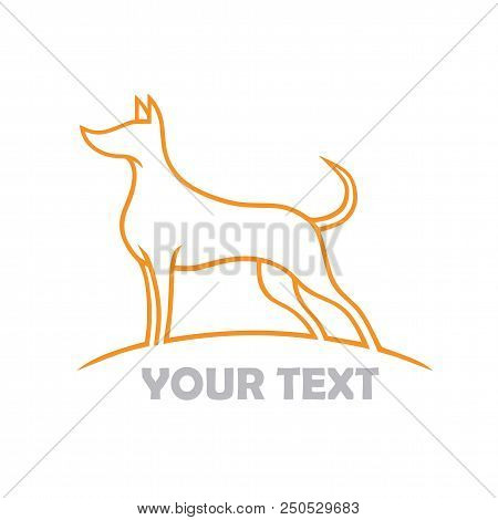 Dog Logo Template Vector Illustration Icon Design