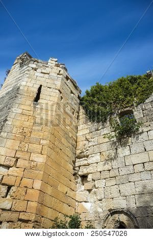 Ruins Of The Monastery Of Bonaval, In Guadalajara Province, Spain. It Is A Cistercian Monastery Foun