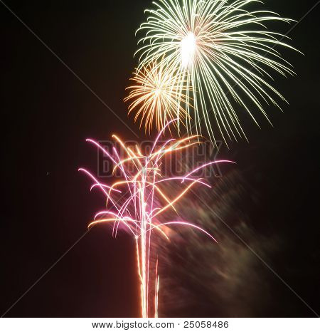 fireworks display
