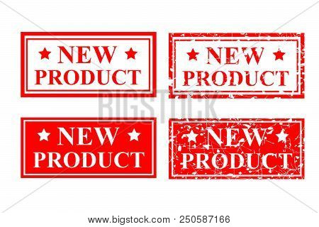 Four Style Red Rubber Stamp, New Prouct