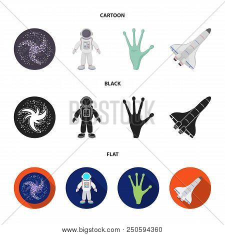 The Alien Hand, The Space Shuttle Ship Space Shuttle, The Astronaut In The Spacesuit, The Black Hole