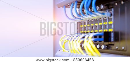 Fiber Optic Connecting On Core Network Swtich