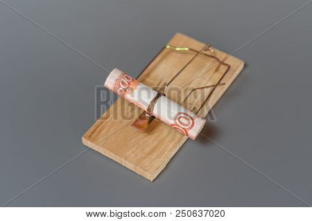 Danger Concept Money Risk Rouble Bank Trap