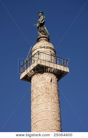 Trajan Spalte oder Colonna Traiana In Rom