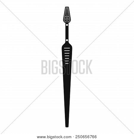 Strong Toothbrush Icon. Simple Illustration Of Strong Toothbrush Vector Icon For Web Design Isolated
